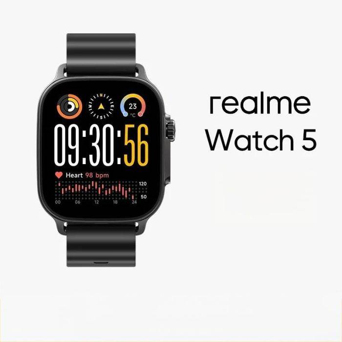 realme Watch 5 влиза смело в играта: голям AMOLED, GPS и изненадващо силна батерия