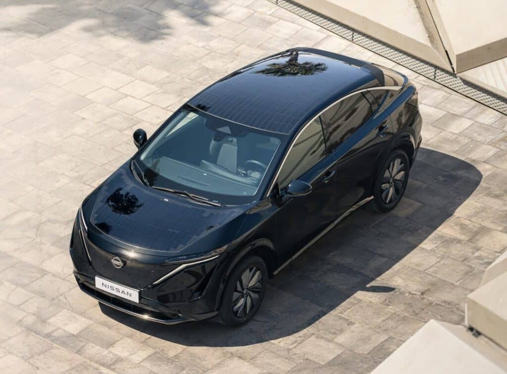 Nissan Ariya превръща слънчевата светлина в километри
