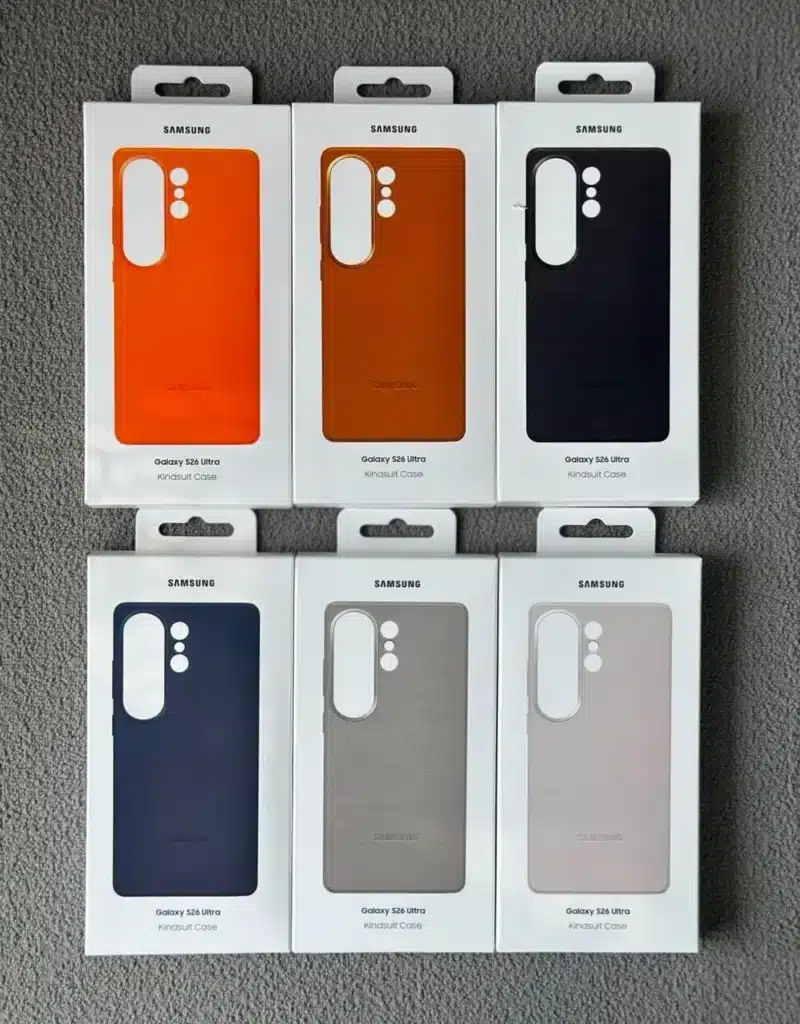 Изтичане на информация разкри официалните Kindsuit калъфи за Galaxy S26 Ultra