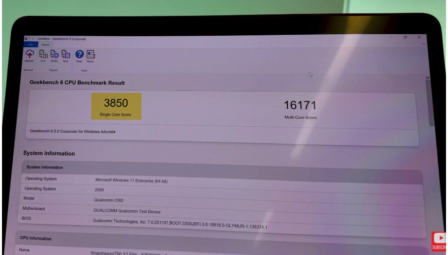 Бенчмарк тестовете на Snapdragon X2 Elite Extreme показват предимство пред Apple M4 Max в едноядрения режим