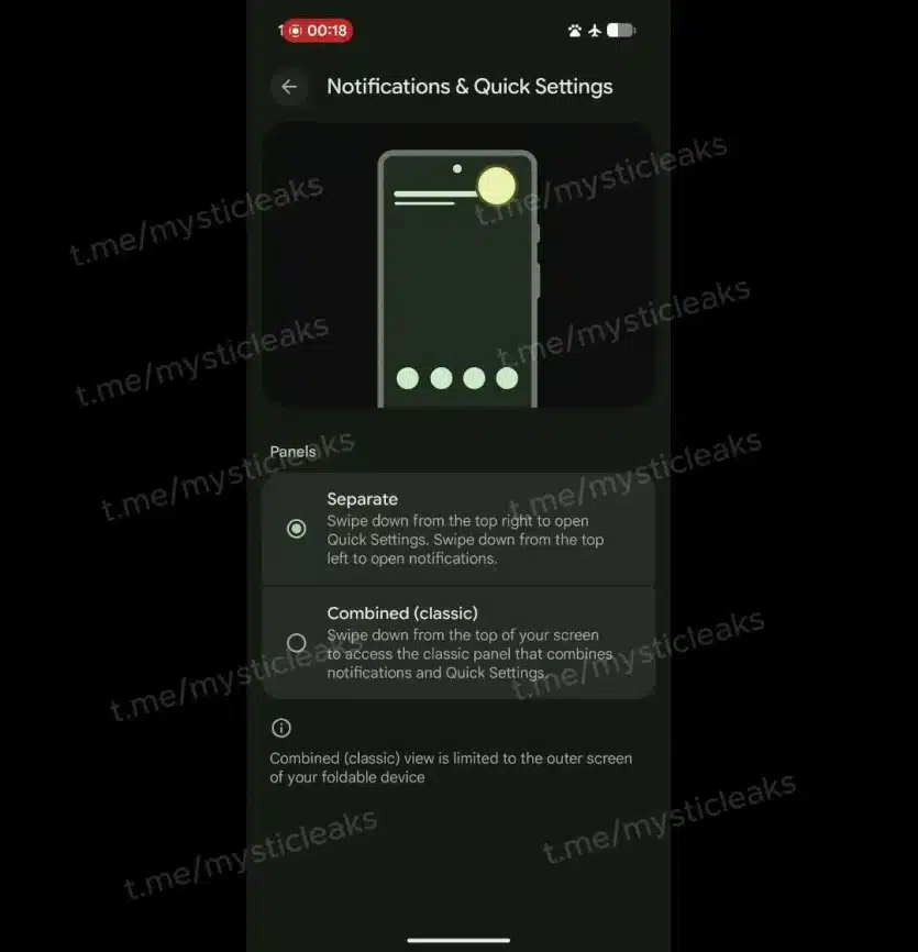 Първи скрийншоти от Android 17: известия и бързи настройки