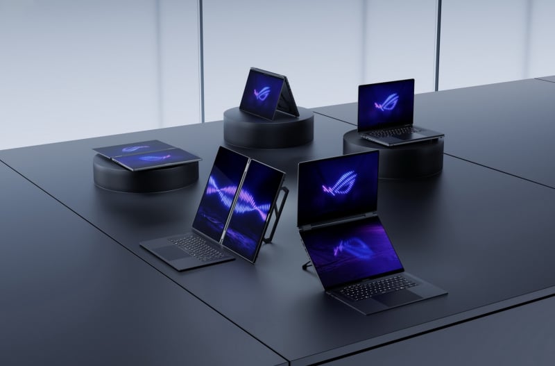 Asus представи геймърския ноутбук ROG Zephyrus Duo с два 16-инчови дисплея и видеокарта GeForce RTX 5090