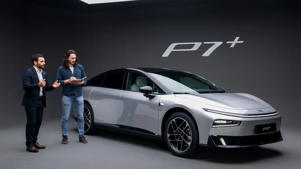 Премиерата на XPeng P7+ в Европа поставя ново предизвикателство пред VW ID.7