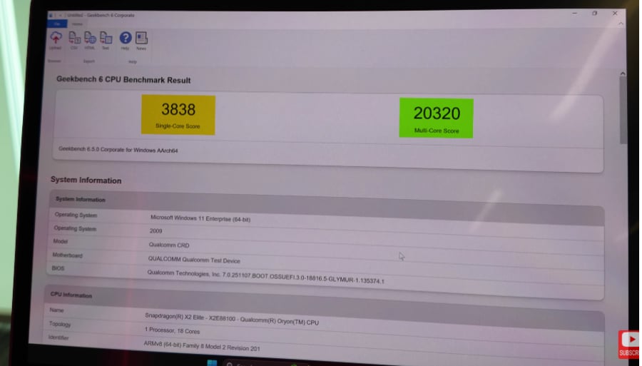Бенчмарк тестовете на Snapdragon X2 Elite Extreme показват предимство пред Apple M4 Max в едноядрения режим