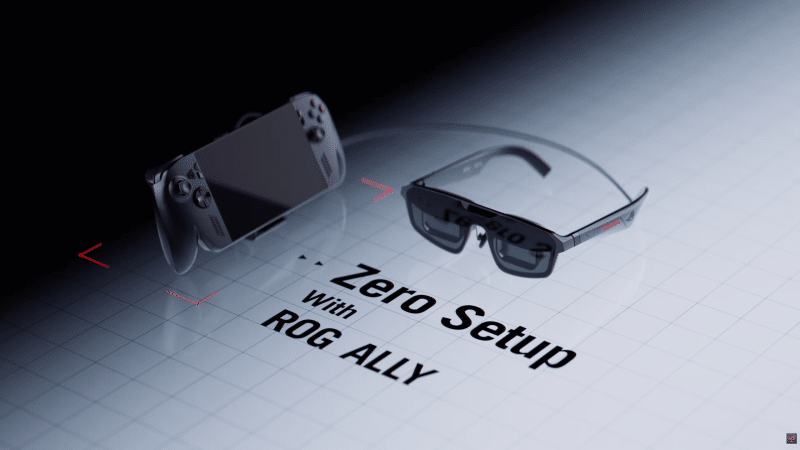 171-инчов геймърски монитор на носа: Asus представи очилата ROG Xreal R1 с 240Hz micro-OLED екрани