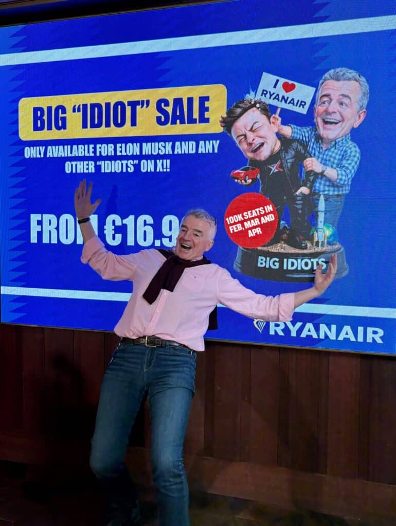 Подигравки, PR и билети от 14,99 евро: Ryanair отвърна на Илон Мъск с намаления за полети
