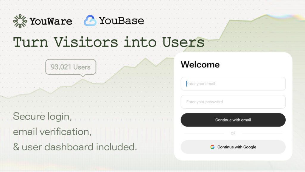 Да се запознаем с YouWare YouBase: Изграждане на професионални приложения чрез Vibe Coding само за /месец