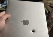MacBook Air спря флагмент от снаряд и спаси украински войник, като повреденият му дисплей все още функционира частично