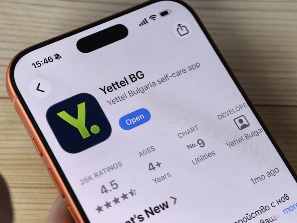 Приложението Yettel отвъд минутите и мегабайтите