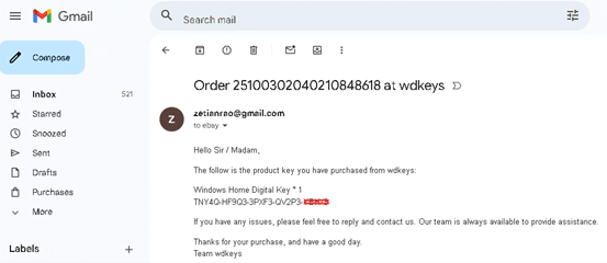 Успешно активирах системата и софтуера с ключ за Office на цена 11,95 € и ключ за Windows на цена 5,19 € – наистина изгодна оферта!