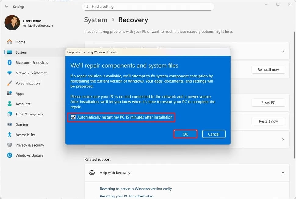 Ако януарската актуализация на Windows 11 откаже да се деинсталира – как да върнете системата си в нормално състояние