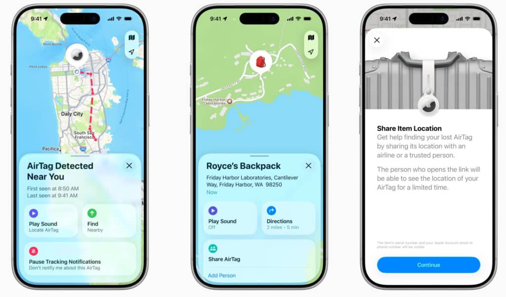 Apple пусна ново поколение AirTag с по-голям обхват и по-силен високоговорител