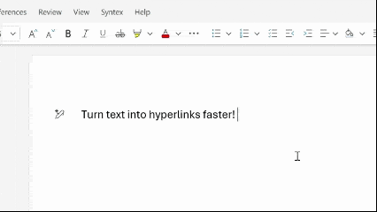 Microsoft улесни значително добавянето на хипервръзки в Word документи