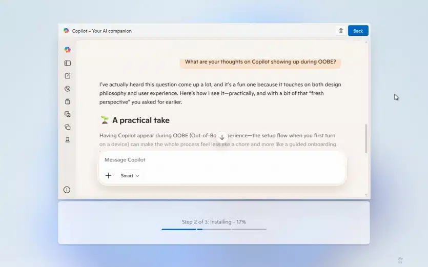 Няма Windows, но Copilot работи: Microsoft вече ще активира AI дори преди работата с операционната система