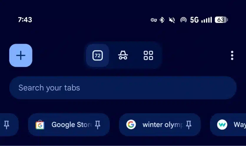 В Chrome за Android се появи функция за закачване на раздели, подобна на тази на настолния компютър