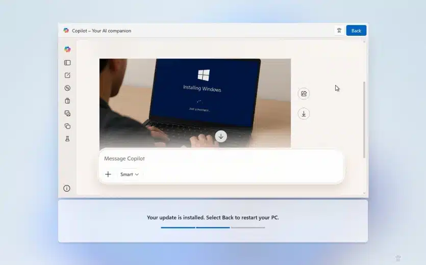 Няма Windows, но Copilot работи: Microsoft вече ще активира AI дори преди работата с операционната система