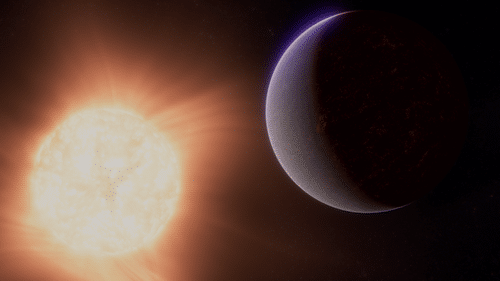Астрономи откриха цунами от лава на свръхземята 55 Cancri Ae