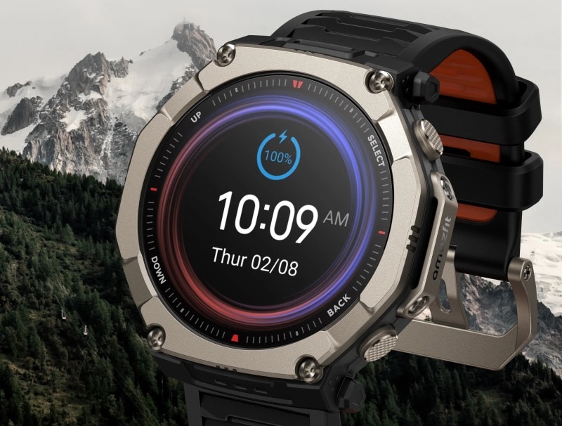Титаниев корпус, ярък екран и един месец автономност: Amazfit представи смарт часовника T-Rex Ultra 2 за активни потребители