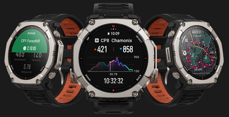 Титаниев корпус, ярък екран и един месец автономност: Amazfit представи смарт часовника T-Rex Ultra 2 за активни потребители