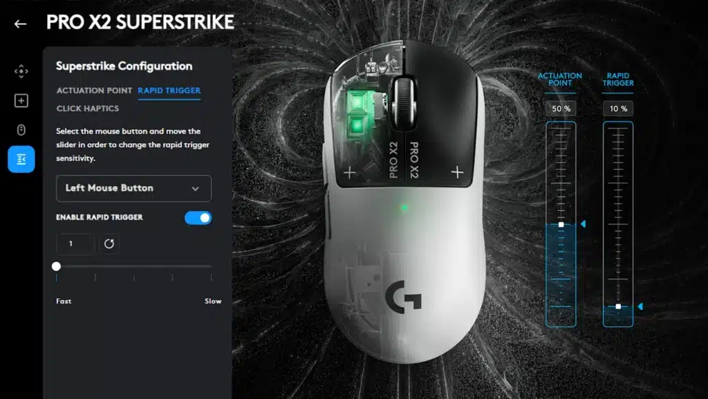 Край на класическите бутони: Logitech G Pro X2 Superstrike носи бъдещето в ръката ти