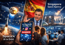 Седмицата в три новини: SpaceX с орбитални AI центрове, Испания спира социалните мрежи за деца, Сингапур с космическа агенция