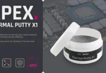 Alphacool представи течните термо подложки Apex Thermal Putty X1