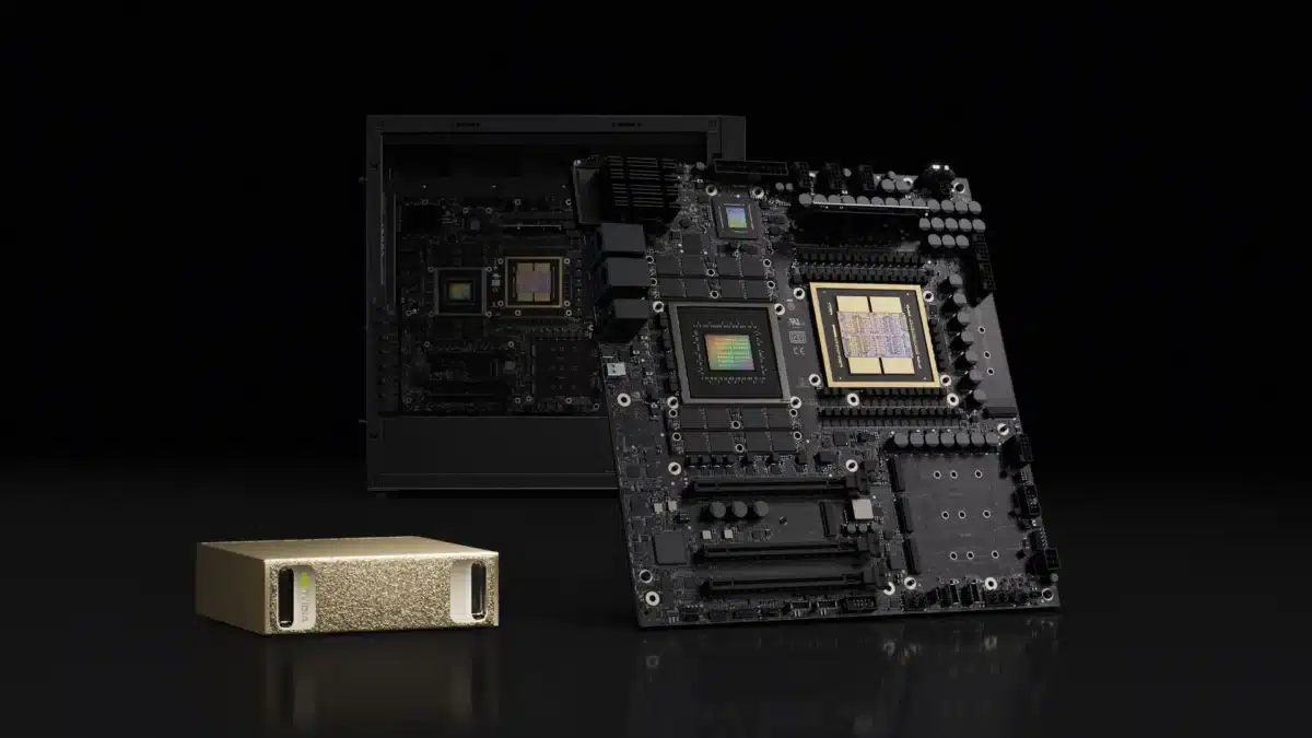 ИИ Суперкомпютър под бюрото: NVIDIA пусна DGX Station GB300 с половин терабайт LPDDR5X памет