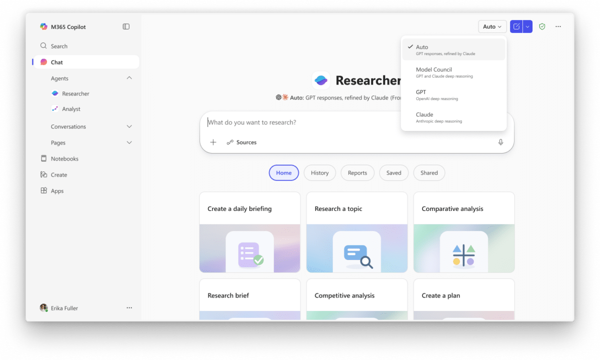 Microsoft актуализира Microsoft 365 Copilot: многомоделен подход и нови ИИ-функции