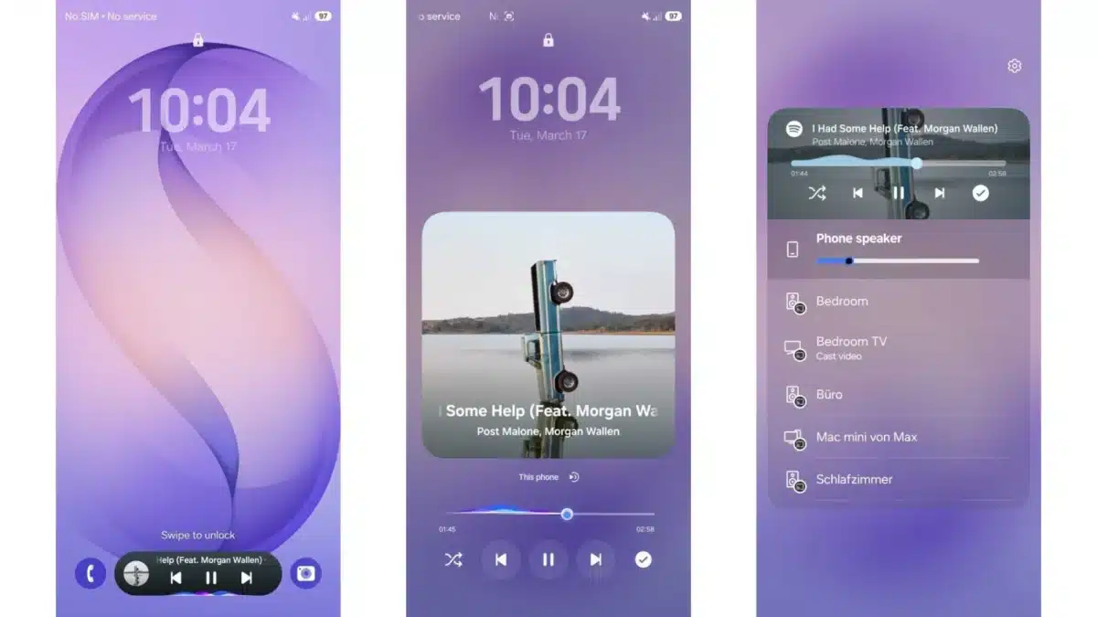 One UI 9 прави мултимедийния плейър на заключения екран на Galaxy S26 Ultra по-визуален и удобен за потребителя
