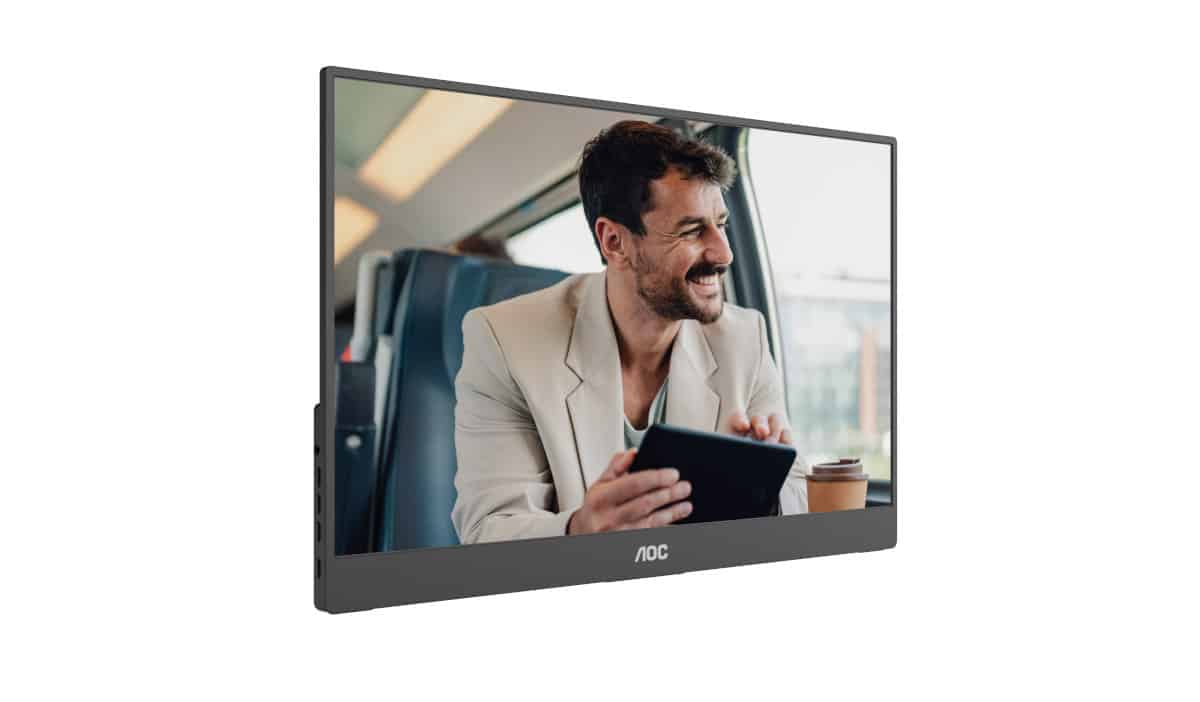AOC 16T20E2: продуктивният преносим монитор с гъвкава свързаност и прецизен IPS панел
