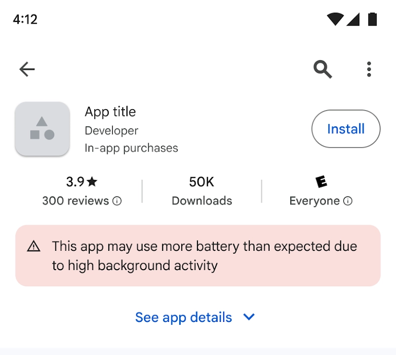 Google Play Store ще обозначава приложенията, които твърде бързо “изтощават“ батерията