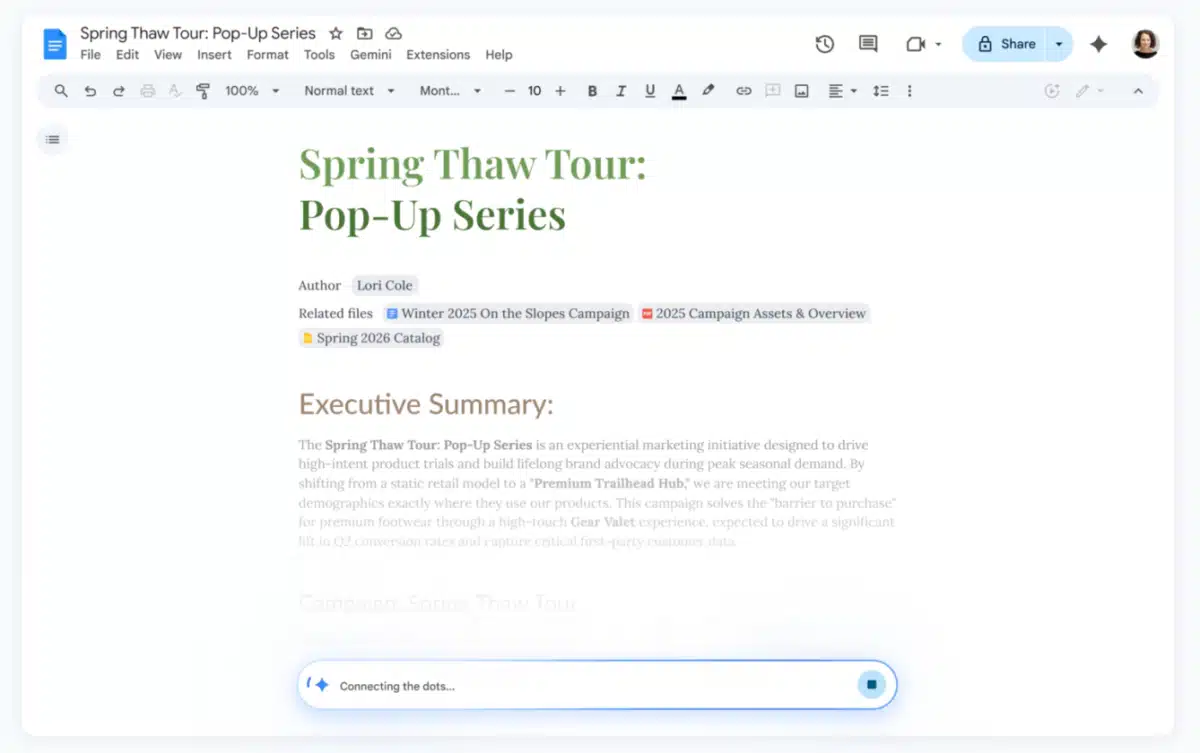 Какви нови ИИ-функции интегрира Google в Docs, Sheets, Slides и Drive