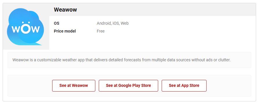 Забравете за Google Weather: Излезе ново метеорологично приложение, което променя правилата