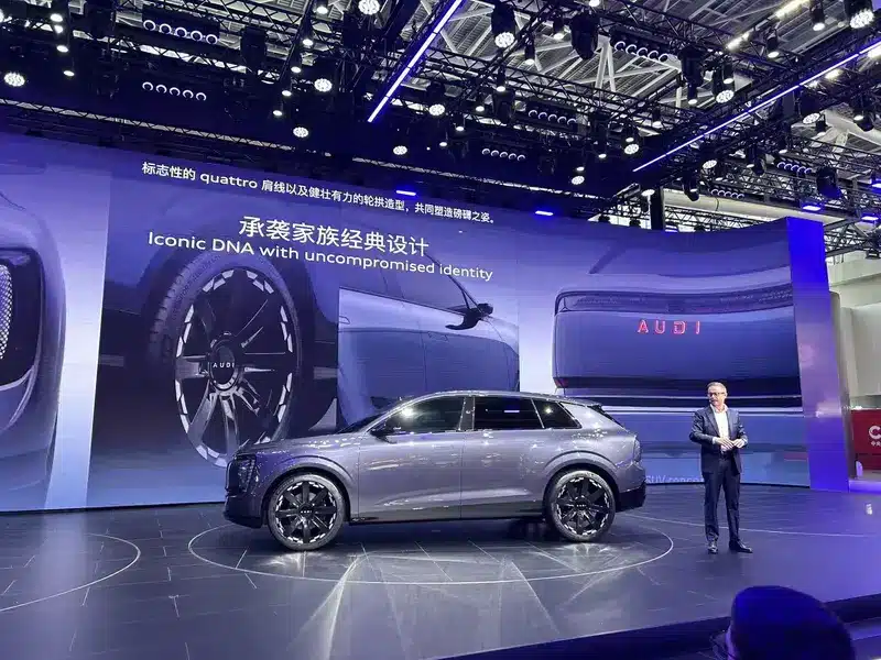 Audi произвежда E7X в Китай и показа как изглежда новото поколение електромобили