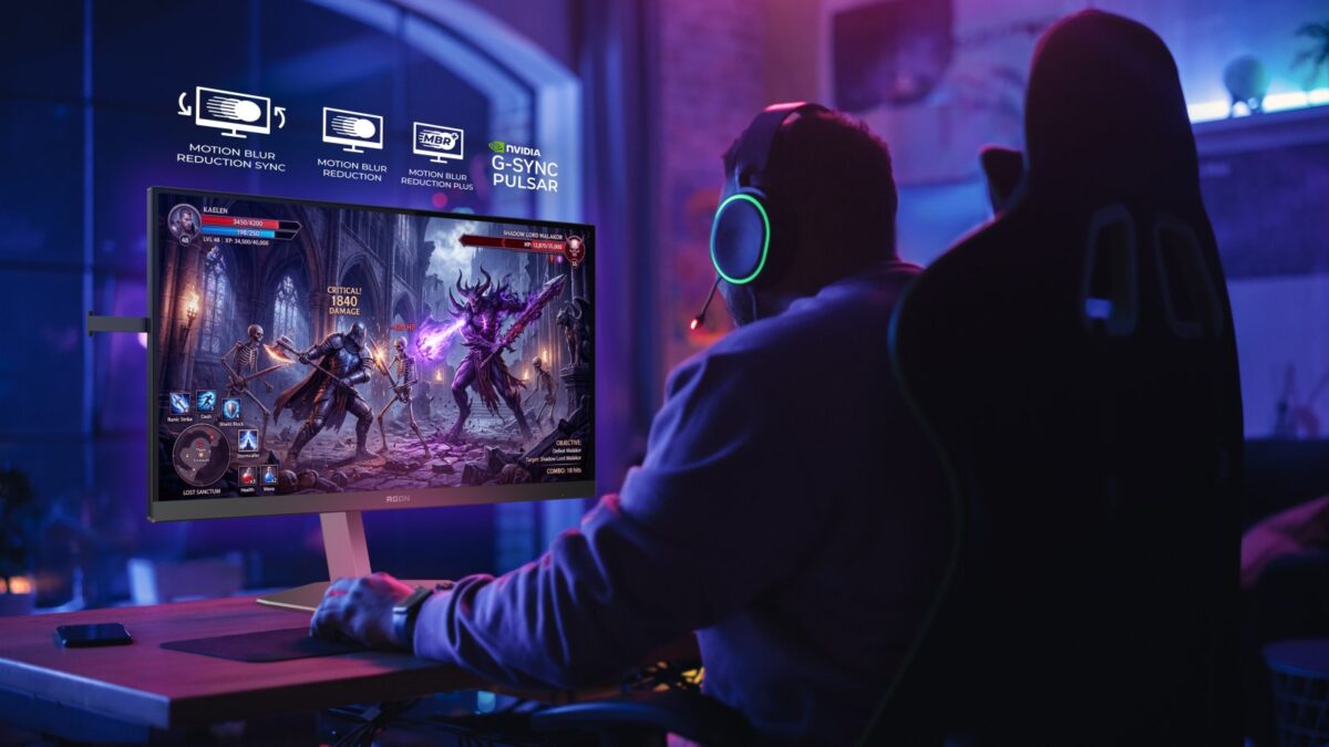 AGON by AOC обяснява как да няма „мазане“ в игрите: новите MBR технологии влизат в ерата на 600 Hz