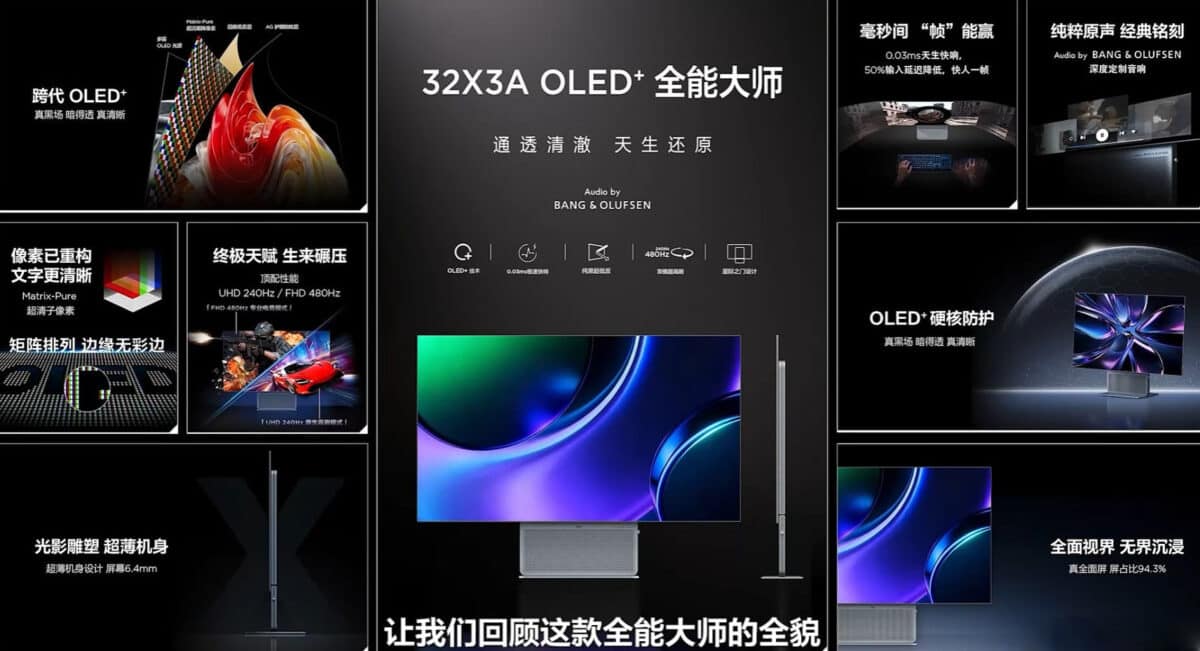 TCL представи двурежимен 31,5-инчов OLED монитор с 4K@240Hz и 1080p@480Hz