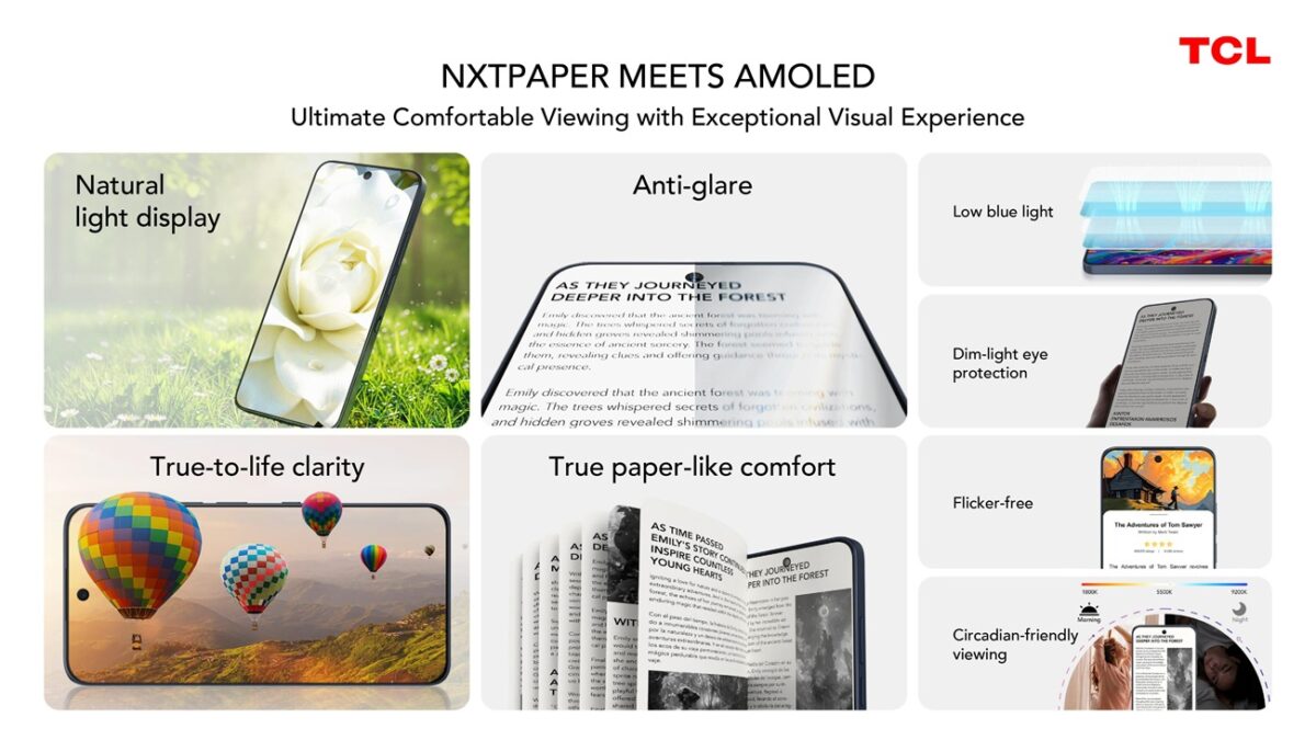 TCL показа NXTPAPER 70 Pro на MWC 2026 – смартфон, който поставя комфорта на очите в центъра на мобилния живот