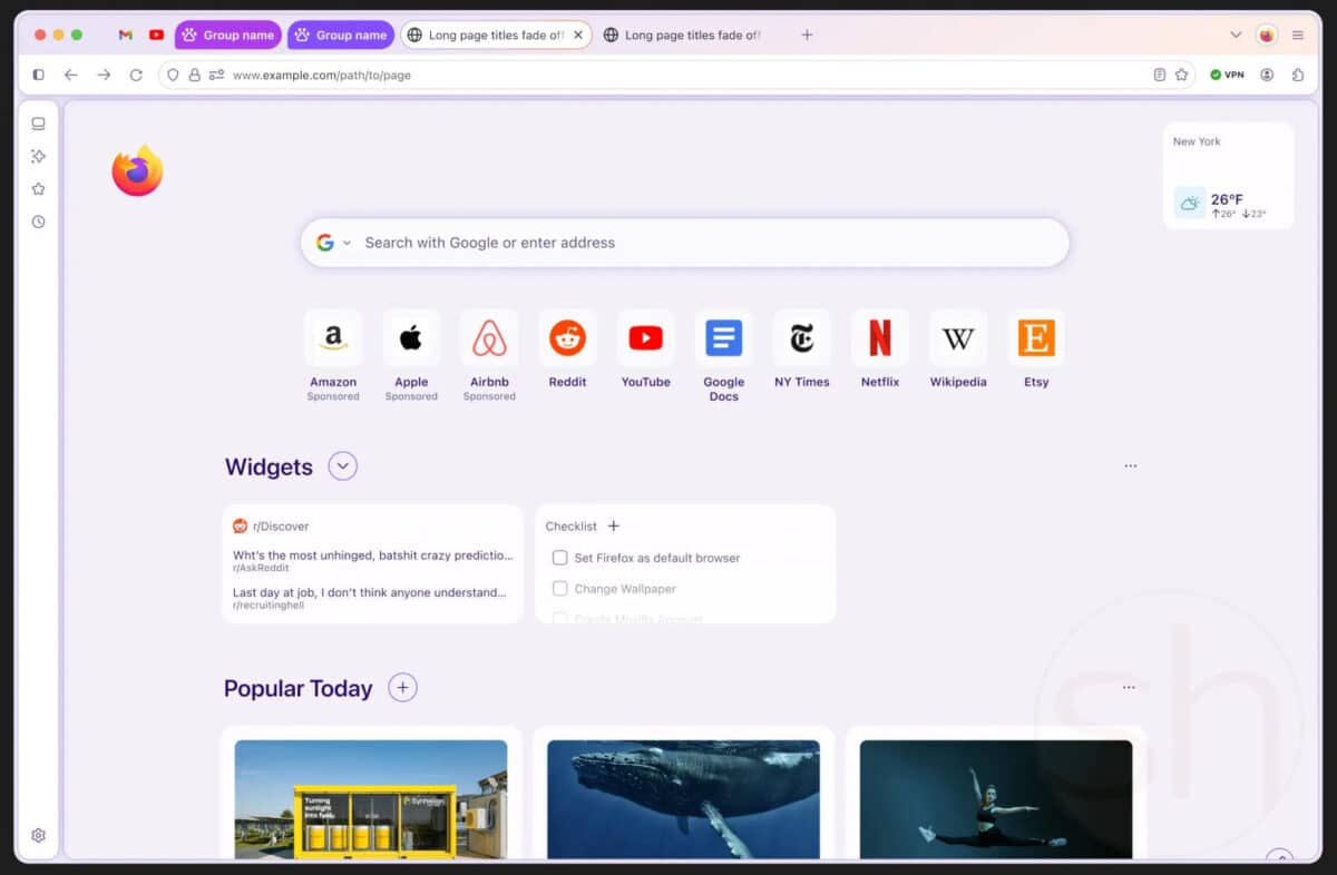 Mozilla подготвя мащабен редизайн на Firefox – ето как ще изглежда браузърът