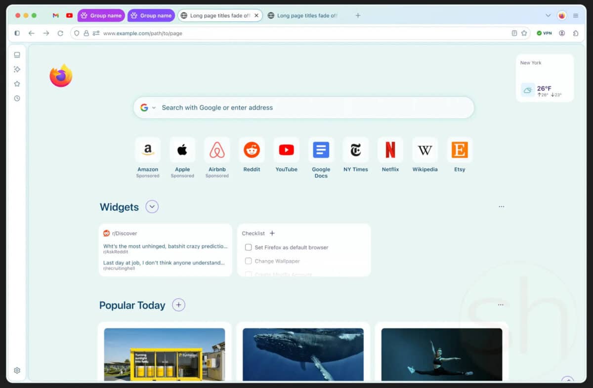 Mozilla подготвя мащабен редизайн на Firefox – ето как ще изглежда браузърът