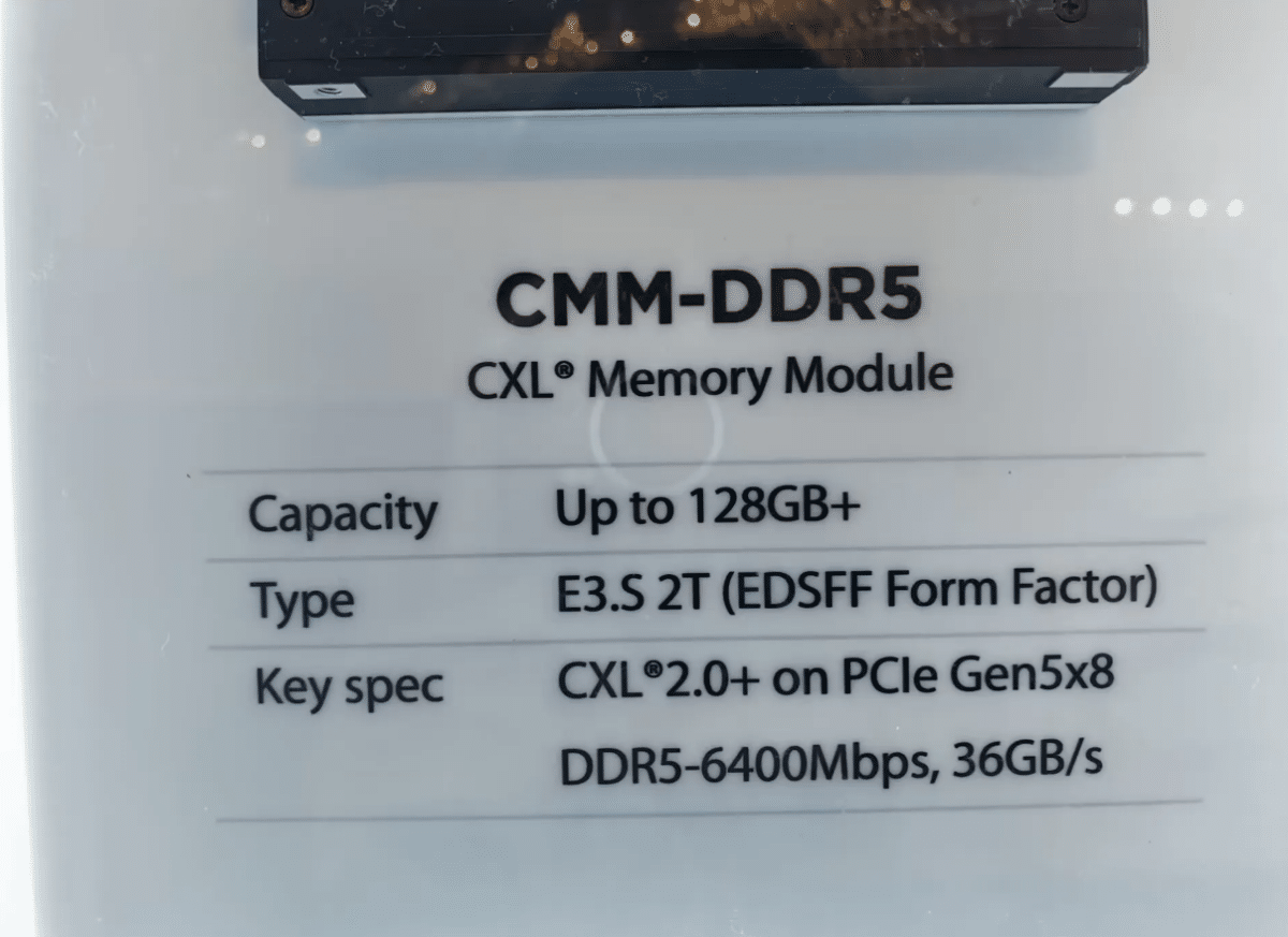 SK Hynix представи CMM-DDR5 CXL памет: до 128GB на модул и пропускателна способност 36GB/s
