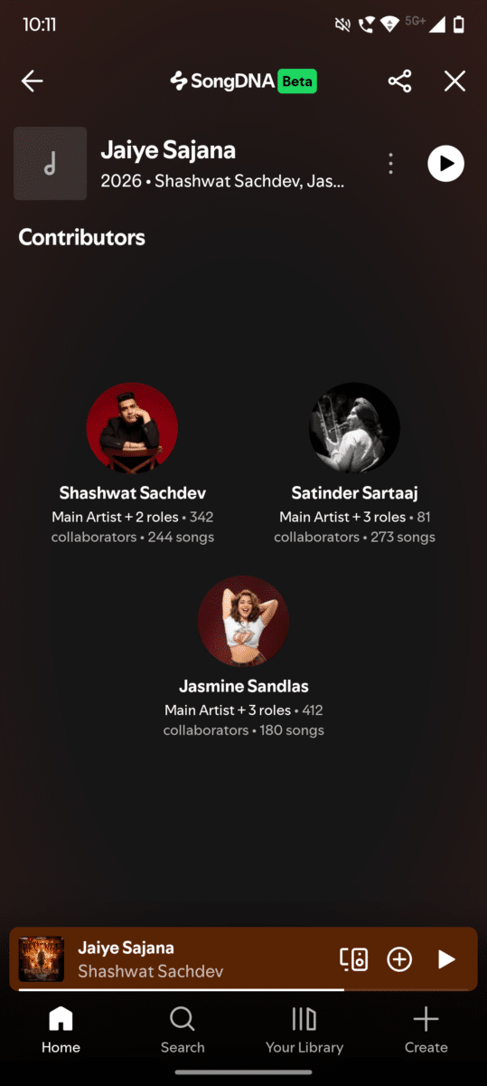 Spotify представя интелигентната функция SongDNA: „Ново измерение“ в откриването на музика