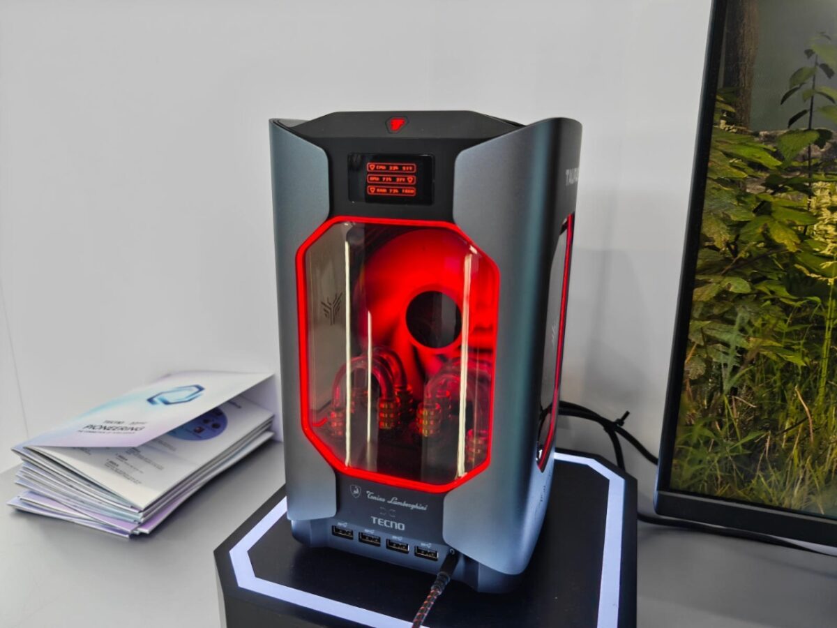 Tecno и Tonino Lamborghini представиха серия дизайнерска електроника – от смартфони до геймърски мини-компютър
