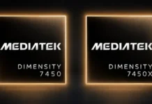 MediaTek представи процесорите Dimensity 7450 и Dimensity 7450X за игровите и сгъваеми смартфони