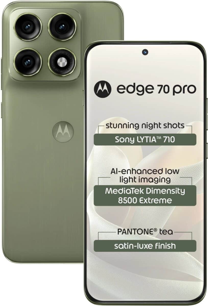 Motorola Edge 70 Pro дебютира с 144Hz извит дисплей и мощно 125W зареждане при агресивна цена
