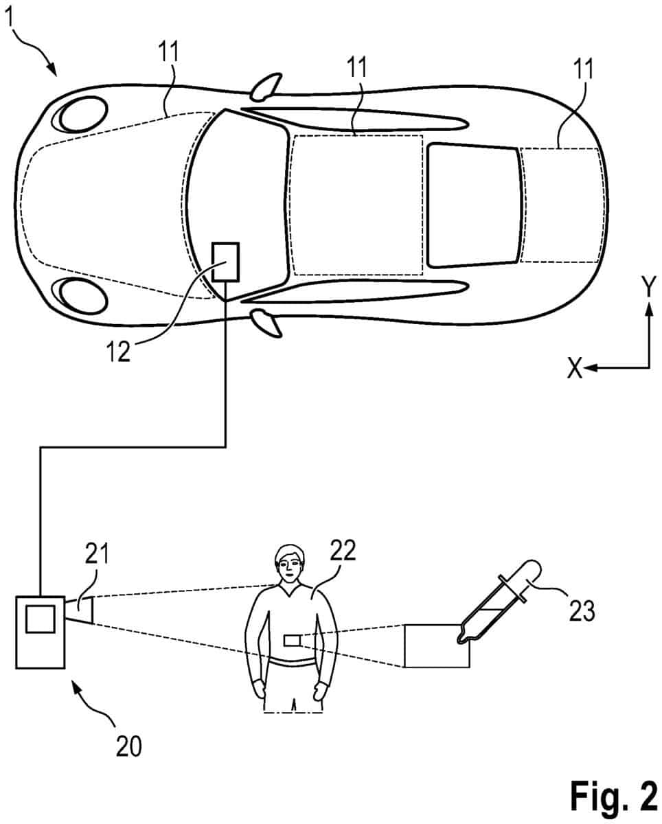 Нов патент на Porsche превръща ивиците по купето в индикатор за заряда на акумулатора