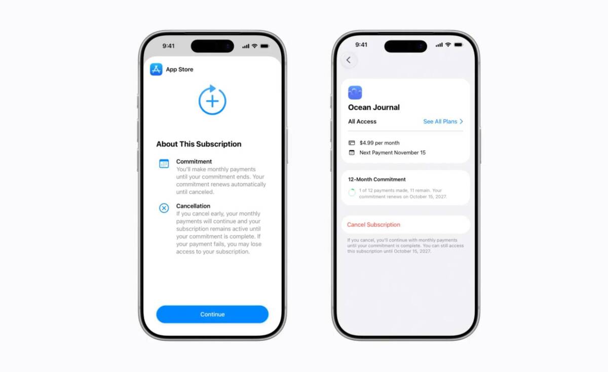 Apple тества нов формат за абонамент в App Store