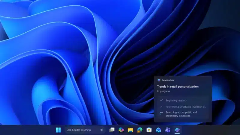 Microsoft добави AI-агент към лентата на задачите на Windows 11