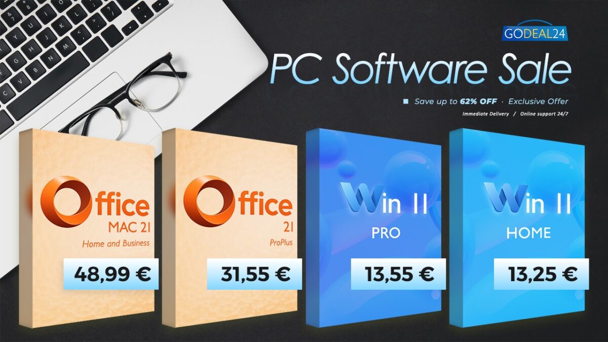 Огромни икономии: Доживотен Office 2021 Pro 31,55 € и Windows 11 Pro само 13,55 €!