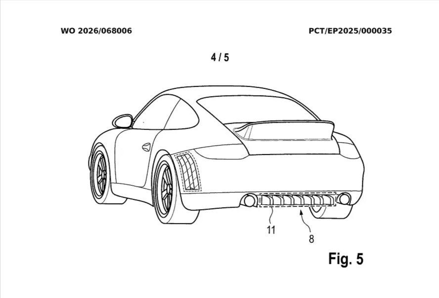 Нов патент на Porsche превръща ивиците по купето в индикатор за заряда на акумулатора