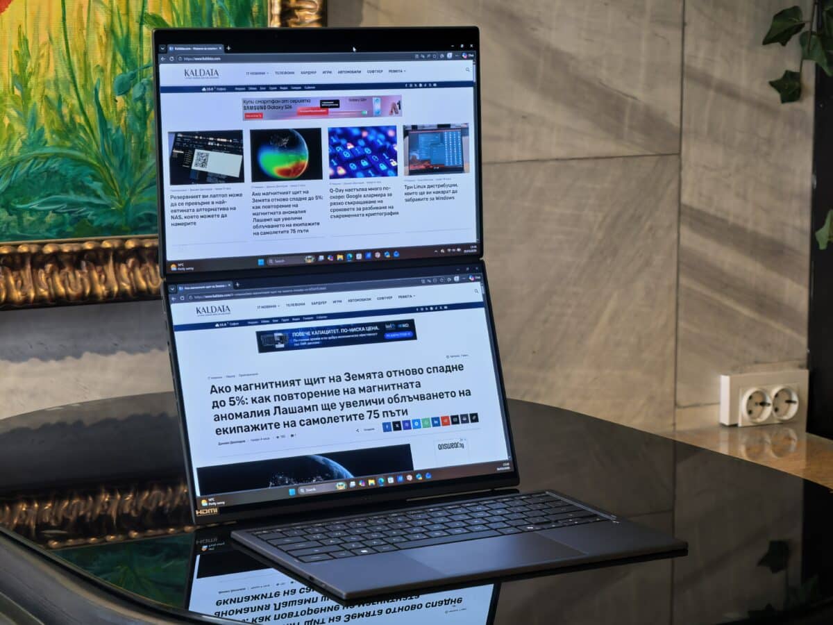 Два екрана, нула компромиси: ASUS Zenbook Duo 2026 е неочаквано добър